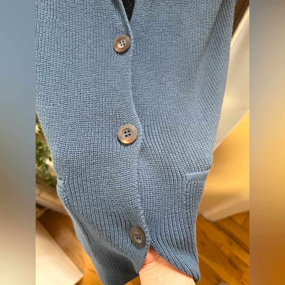 Peruvian Connection Yacht Club Cardigan 100% Cotton Women’s XS - Picture 9 of 11